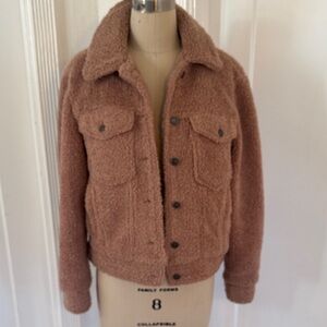 Bershka faux fleece jacket